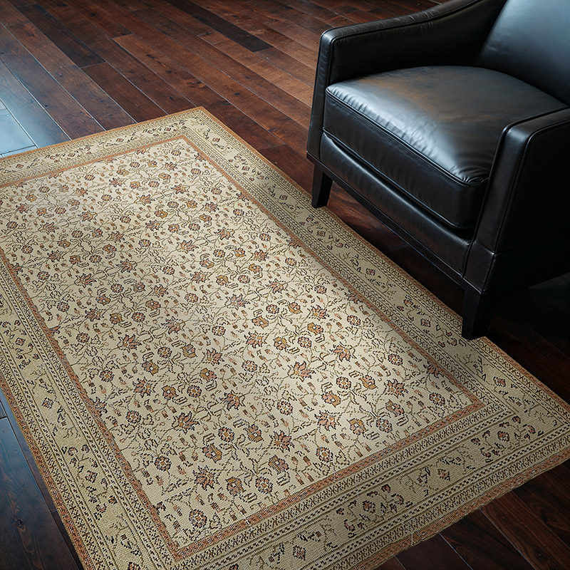 Vintage Turkish Hand-Knotted Rug - 3' 10" x 5' 9" (46" x 69") - K0090989