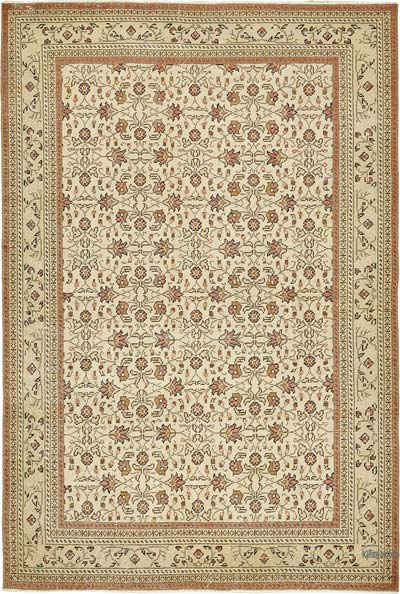 Vintage Turkish Hand-Knotted Rug - 3' 10" x 5' 9" (46" x 69")