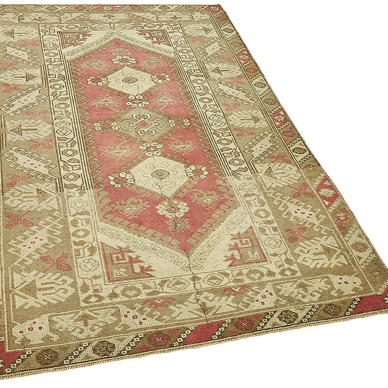 Vintage Turkish Hand-Knotted Rug - 4'  x 6' 3" (48" x 75") - K0090990