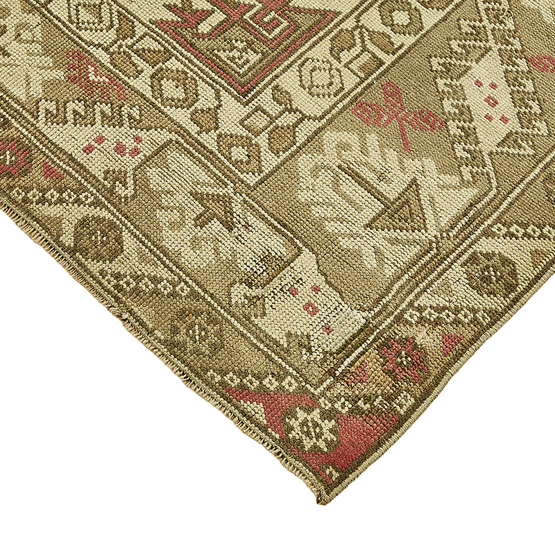 Vintage Turkish Hand-Knotted Rug - 4'  x 6' 3" (48" x 75") - K0090990