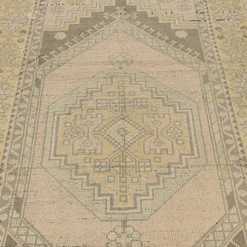 Alfombra Vintage Turca Anudada a Mano - 120 cm x 217 cm - K0090992