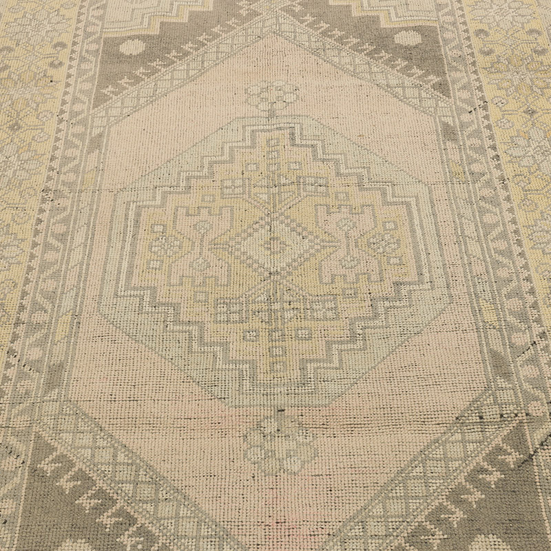 Alfombra Vintage Turca Anudada a Mano - 120 cm x 217 cm - K0090992