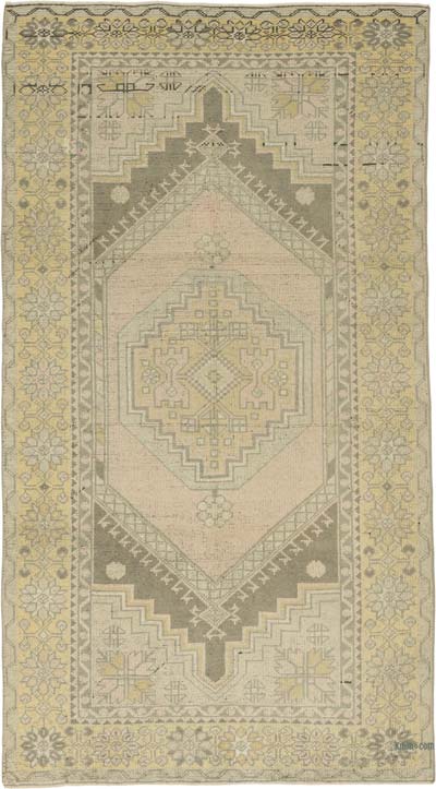 El Dokuma Vintage Halı - 127 cm x 217 cm