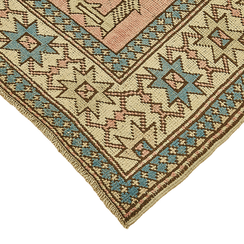 El Dokuma Vintage Halı - 142 cm x 167 cm - K0090993