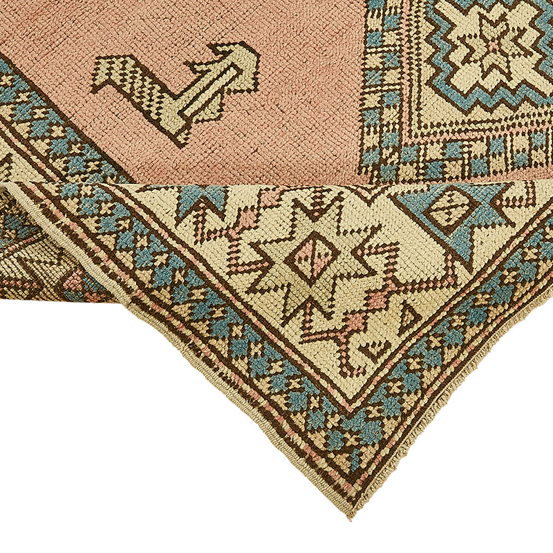El Dokuma Vintage Halı - 142 cm x 167 cm - K0090993