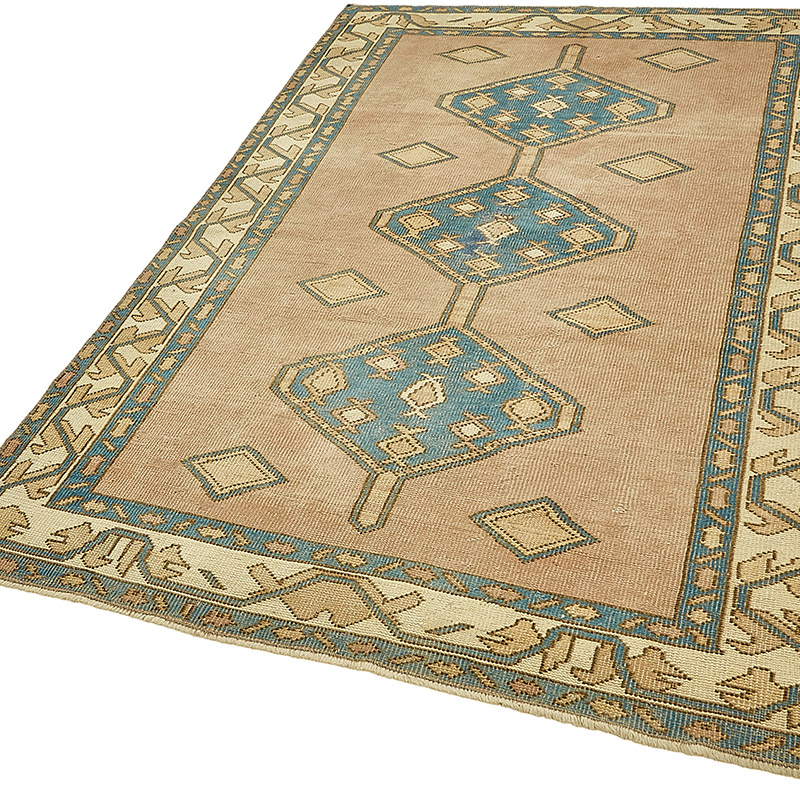El Dokuma Vintage Halı - 145 cm x 220 cm - K0090994