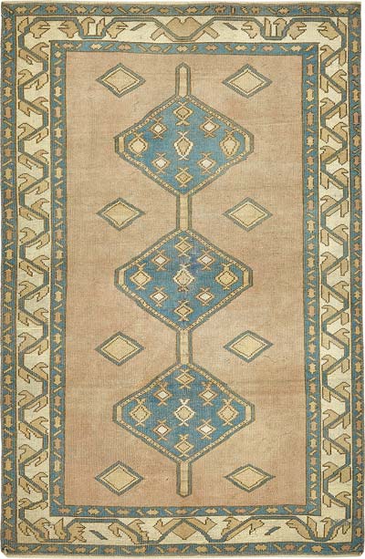 El Dokuma Vintage Halı - 145 cm x 220 cm