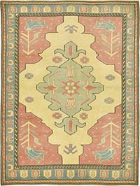 Alfombra Vintage Turca Anudada a Mano - 152 cm x 200 cm