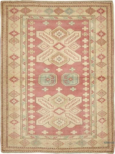 El Dokuma Vintage Halı - 116 cm x 155 cm