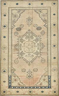 El Dokuma Vintage Halı - 142 cm x 227 cm