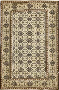 Alfombra Vintage Turca Anudada a Mano - 118 cm x 175 cm