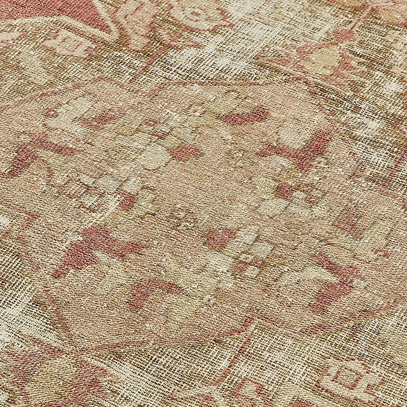 Alfombra Vintage Turca Anudada a Mano - 136 cm x 240 cm - K0091001