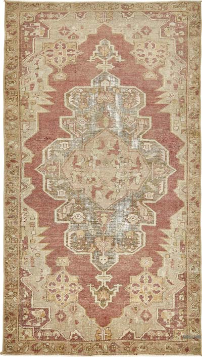 El Dokuma Vintage Halı - 136 cm x 240 cm