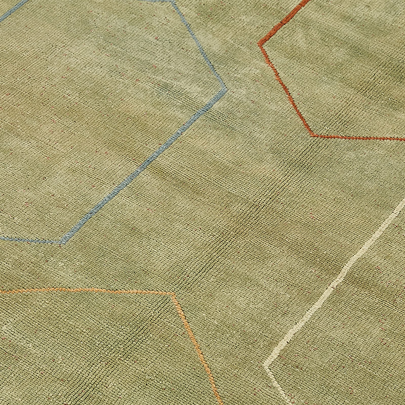 El Dokuma Vintage Halı - 156 cm x 200 cm - K0091002