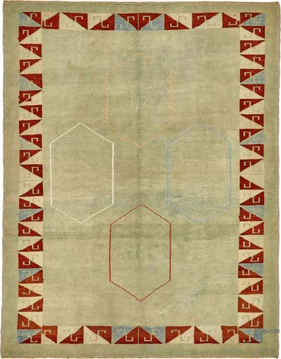 El Dokuma Vintage Halı - 156 cm x 200 cm