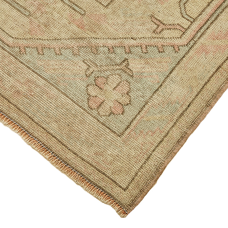 Vintage Turkish Hand-Knotted Rug - 4' 1" x 7'  (49" x 84") - K0091003
