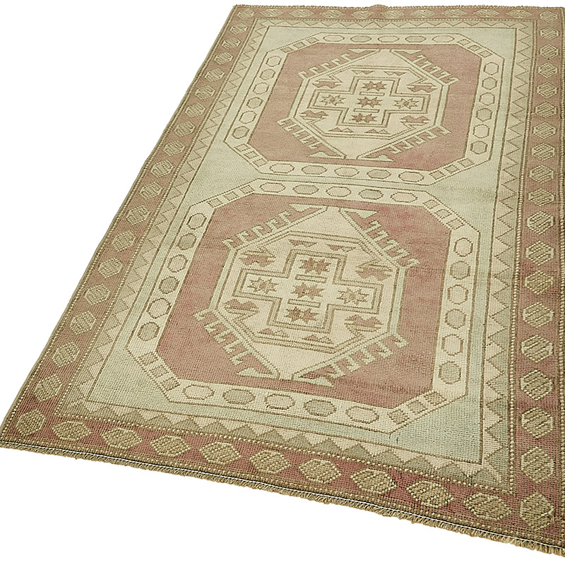 Vintage Turkish Hand-Knotted Rug - 3' 5" x 5' 11" (41" x 71") - K0091004