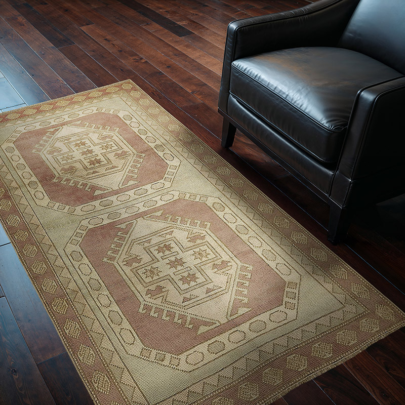 Vintage Turkish Hand-Knotted Rug - 3' 5" x 5' 11" (41" x 71") - K0091004