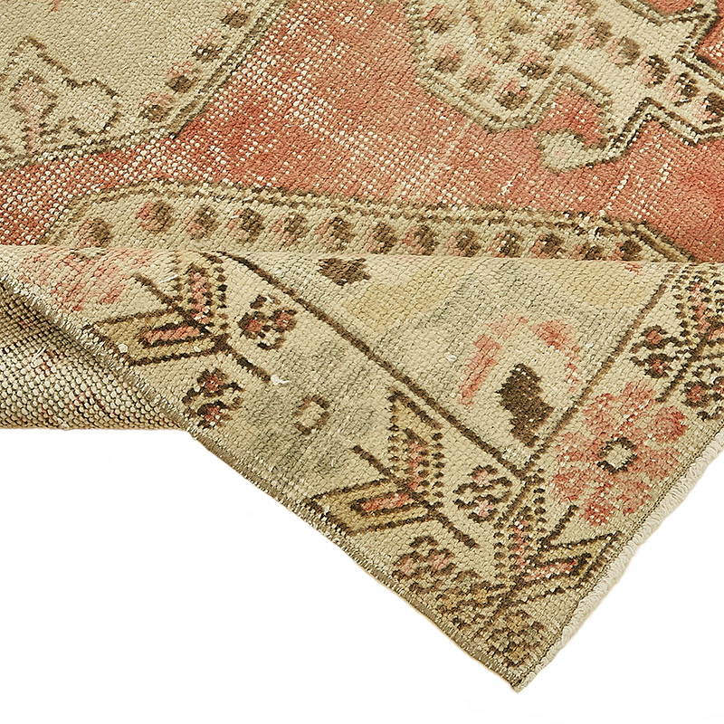 Vintage Turkish Hand-Knotted Rug - 4' 6" x 7'  (54" x 84") - K0091005