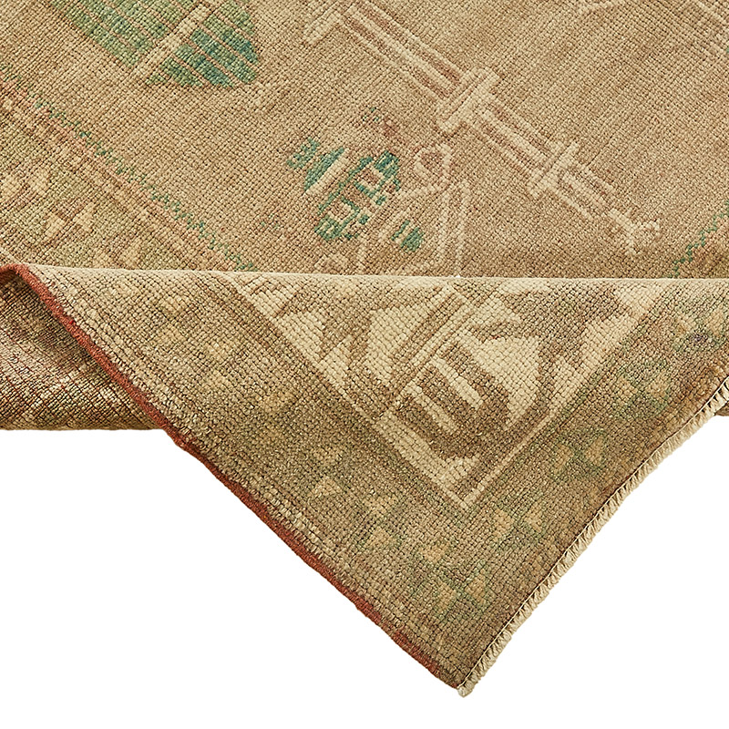 Alfombra Vintage Turca Anudada a Mano - 142 cm x 210 cm - K0091006