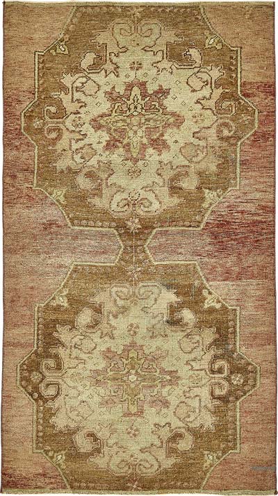 Vintage Turkish Hand-Knotted Rug - 3' 3" x 5' 11" (39" x 71")