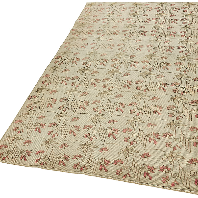 Vintage Turkish Hand-Knotted Rug - 3' 10" x 6' 10" (46" x 82") - K0091009