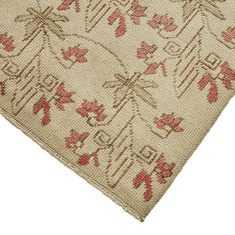 Vintage Turkish Hand-Knotted Rug - 3' 10" x 6' 10" (46" x 82") - K0091009