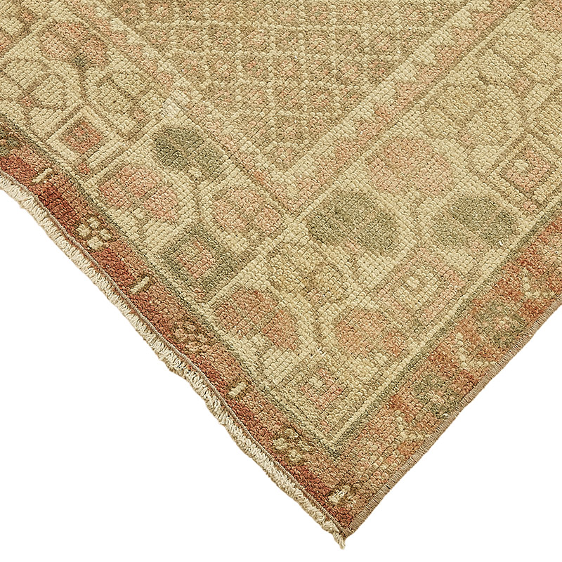 Vintage Turkish Hand-Knotted Rug - 4'  x 8' 2" (48" x 98") - K0091010
