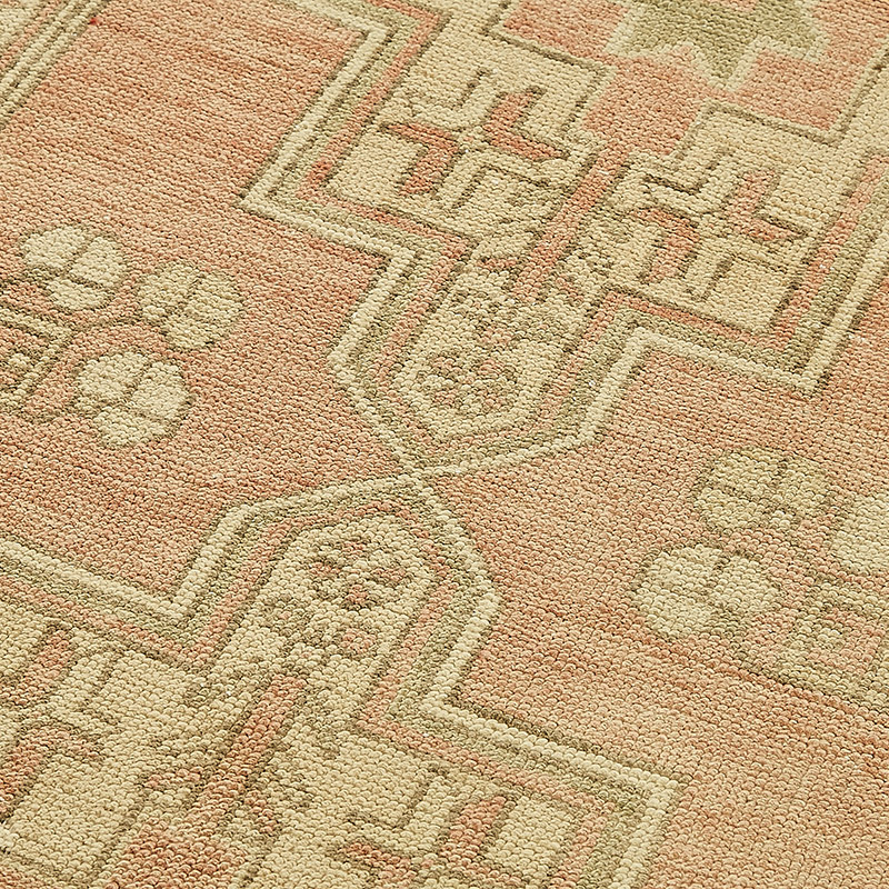 Vintage Turkish Hand-Knotted Rug - 4'  x 8' 2" (48" x 98") - K0091010