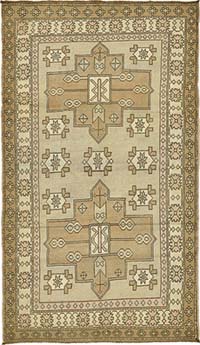 El Dokuma Vintage Halı - 134 cm x 237 cm