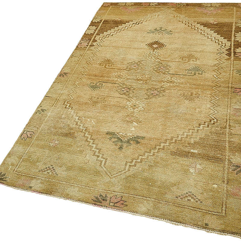 Vintage Turkish Hand-Knotted Rug - 3' 11" x 7' 1" (47" x 85") - K0091014
