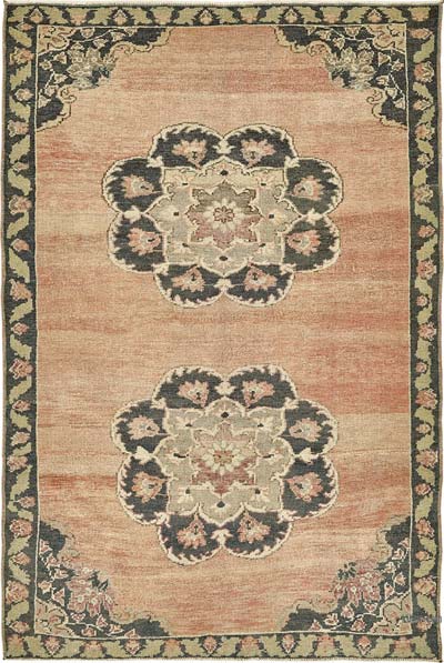 El Dokuma Vintage Halı - 139 cm x 205 cm