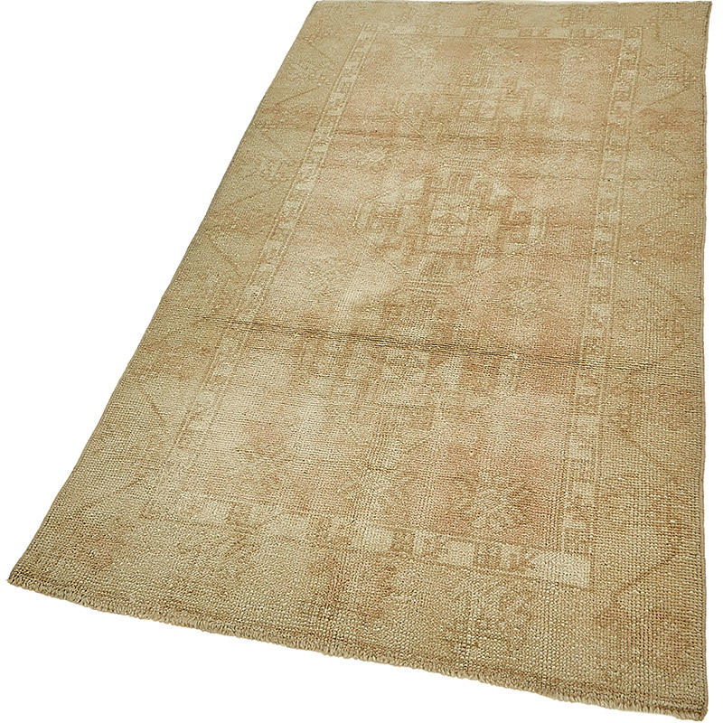 Vintage Turkish Hand-Knotted Rug - 3' 2" x 6' 3" (38" x 75") - K0091017