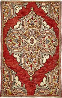 El Dokuma Vintage Halı - 69 cm x 101 cm
