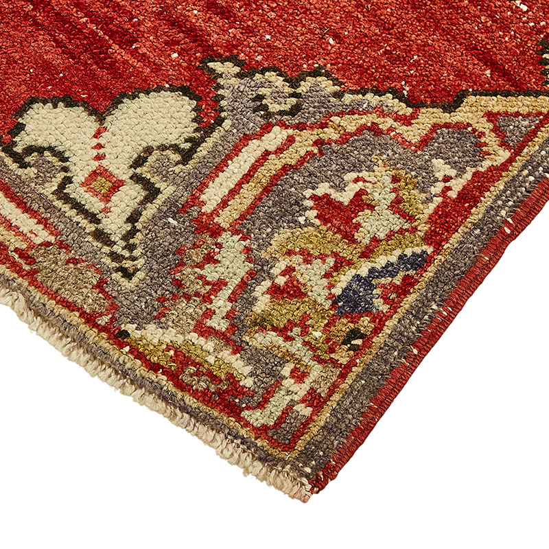 El Dokuma Vintage Halı - 69 cm x 101 cm - K0091020