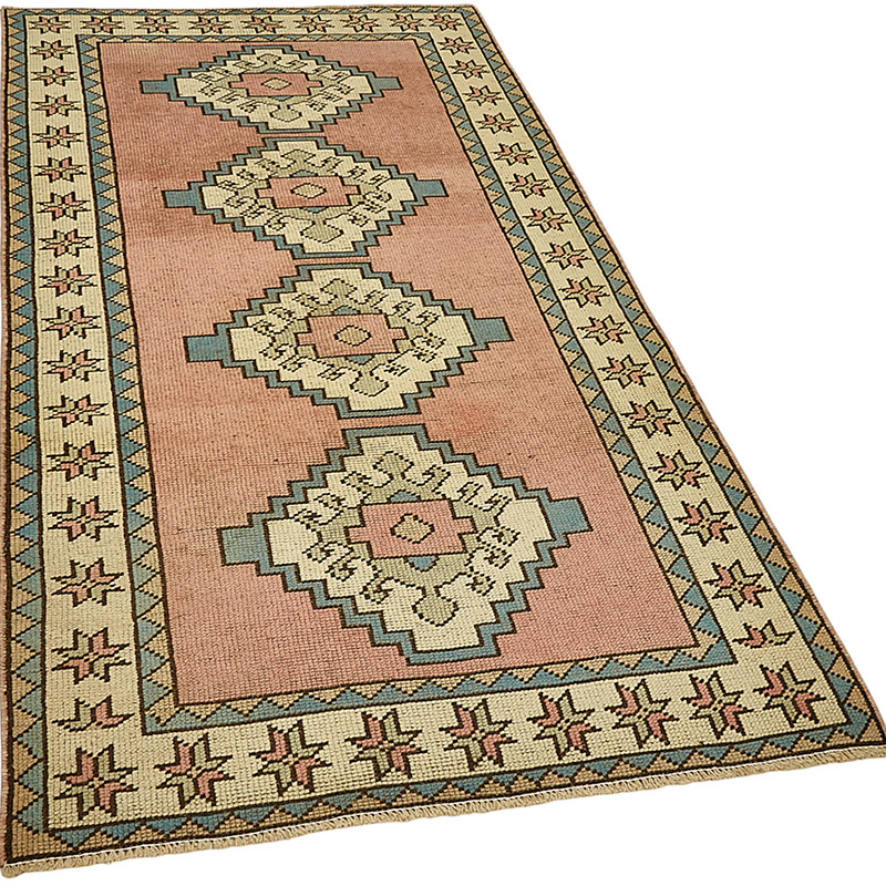 El Dokuma Vintage Hali - 104 cm x 196 cm - K0091024