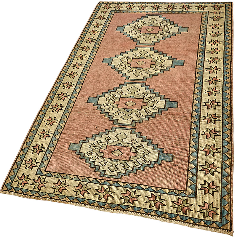 El Dokuma Vintage Hali - 104 cm x 196 cm - K0091024