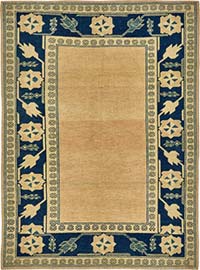 Vintage Turkish Hand-Knotted Rug - 142 cm x 192 cm