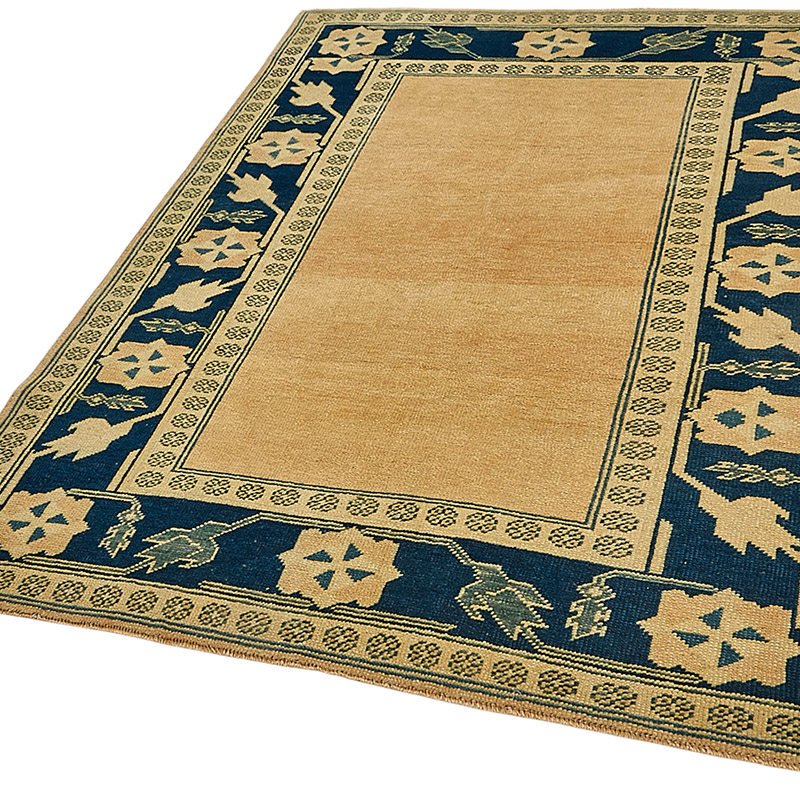 Alfombra Vintage Turca Anudada a Mano - 142 cm x 192 cm - K0091025