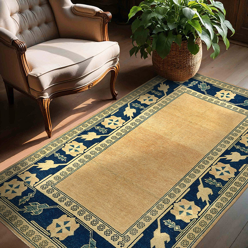 Alfombra Vintage Turca Anudada a Mano - 142 cm x 192 cm - K0091025