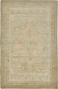 Vintage Turkish Hand-Knotted Rug - 5' 1" x 7' 9" (61" x 93")