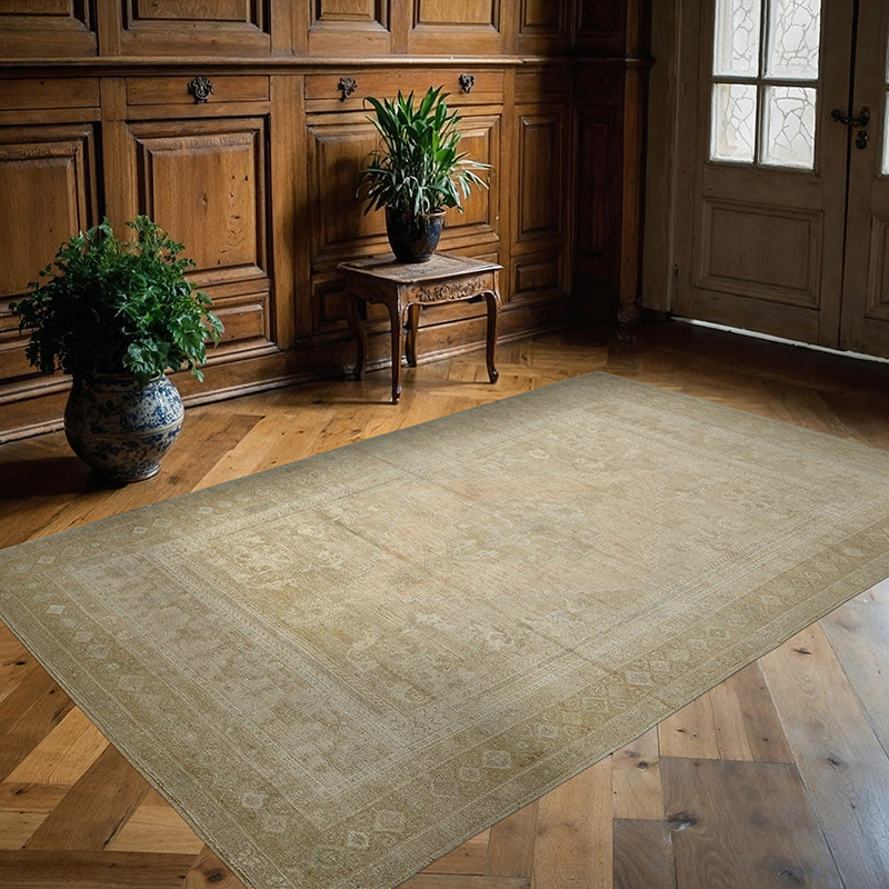 El Dokuma Vintage Halı - 154 cm x 236 cm - K0091026