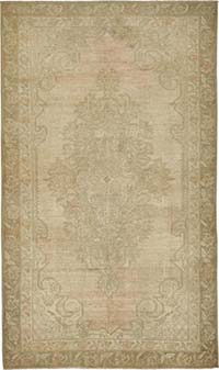 Vintage Turkish Hand-Knotted Rug - 3' 11" x 6' 6" (47" x 78")