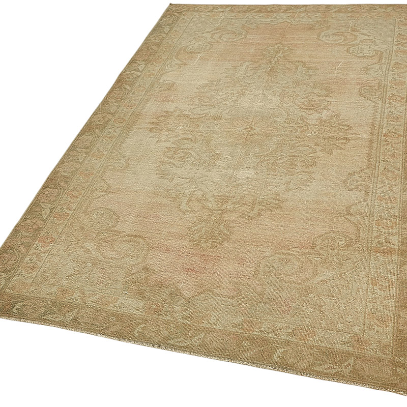 Alfombra Vintage Turca Anudada a Mano - 119 cm x 197 cm - K0091030