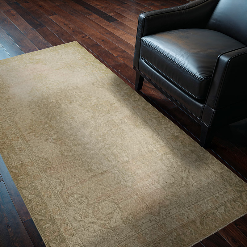 Alfombra Vintage Turca Anudada a Mano - 119 cm x 197 cm - K0091030