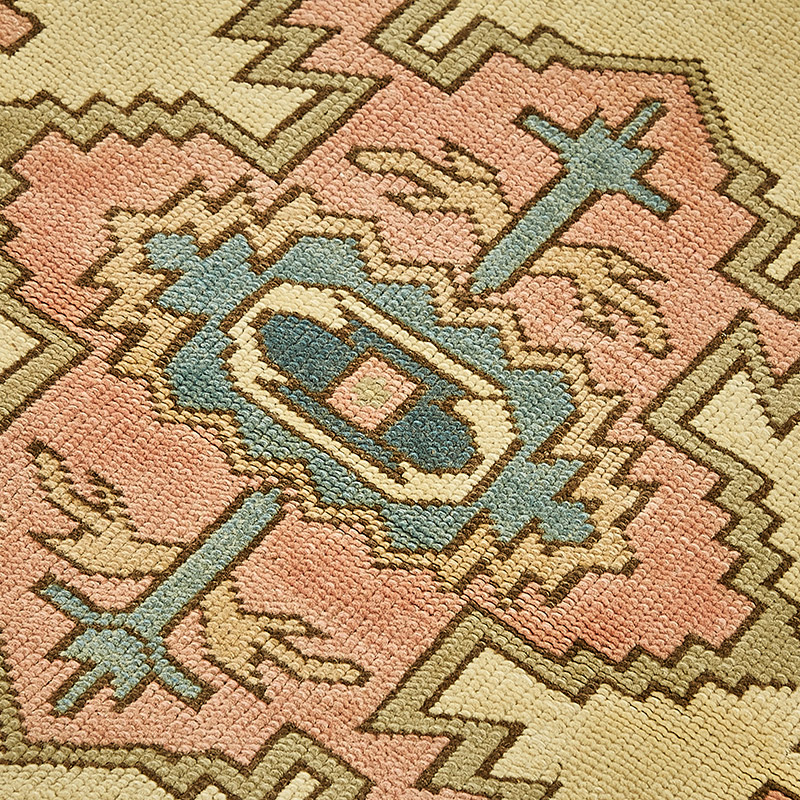Vintage Turkish Hand-Knotted Rug - 3' 1" x 3' 5" (37" x 41") - K0091031
