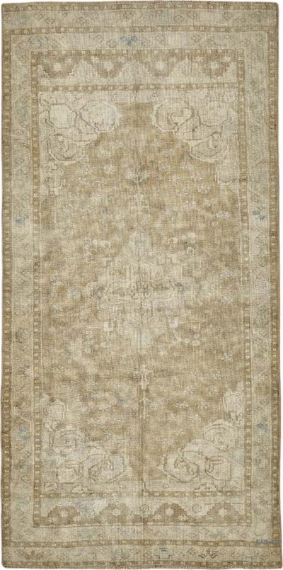 Vintage Turkish Hand-Knotted Rug - 3'  x 6' 3" (36" x 75")