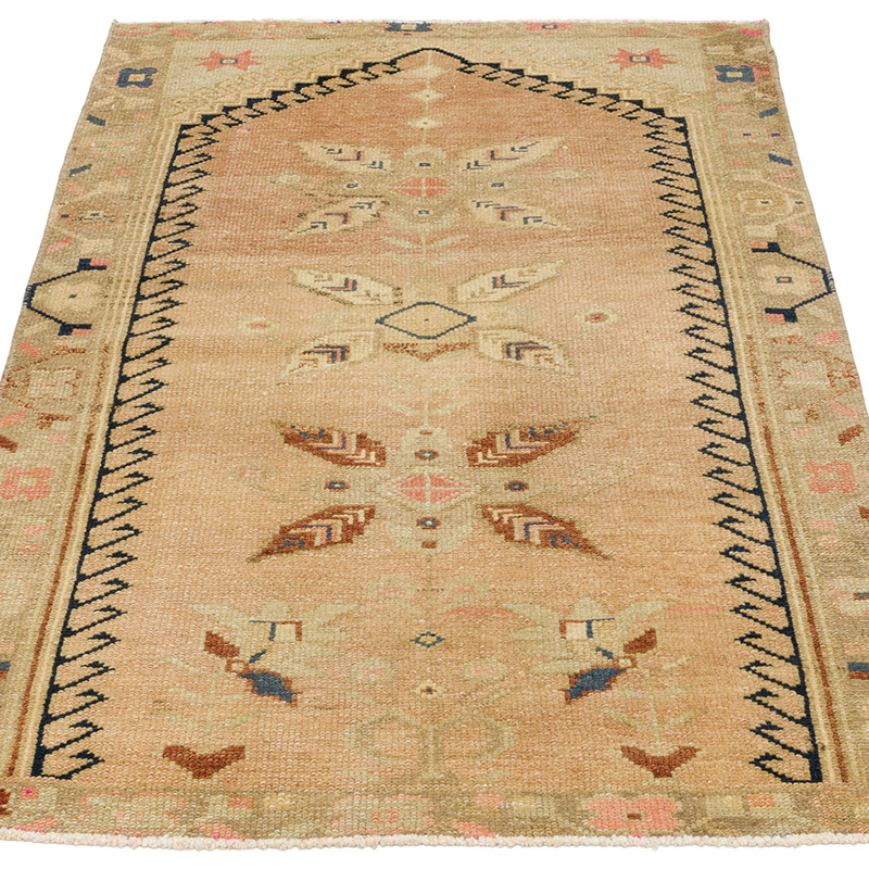 Vintage Turkish Hand-Knotted Rug - 2' 7" x 4' 1" (31" x 49") - K0091036