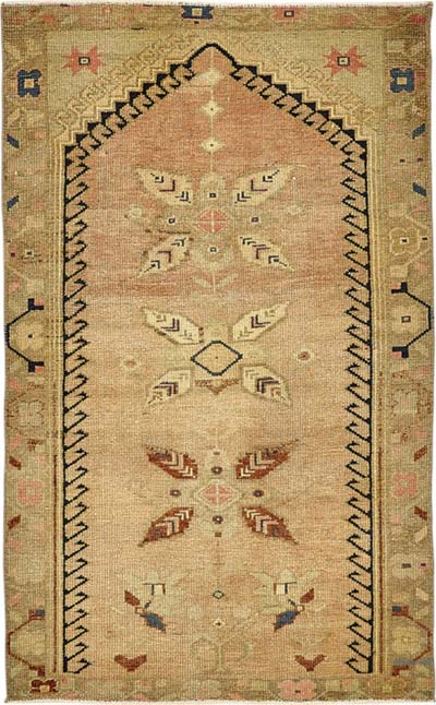 El Dokuma Vintage Halı - 80 cm x 125 cm