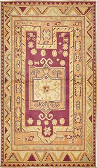 Vintage Turkish Hand-Knotted Rug - 2' 11" x 5' 1" (35" x 61")